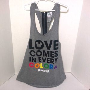 Disney Women’s New Grey Tank Top M